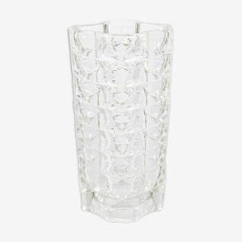 Vase en verre Windsor par Luminarc, la France des années 1970