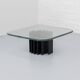 Heinz Lilienthal glass coffee table 1970s