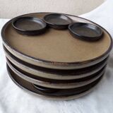 Ceramic Arts Fondue Plates