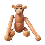 Singe Zoo Line bois vintage
