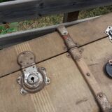 Old travel trunk