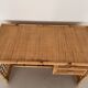 Italian Bamboo and Rattan Desk or Vanity with two Drawers, 1970s