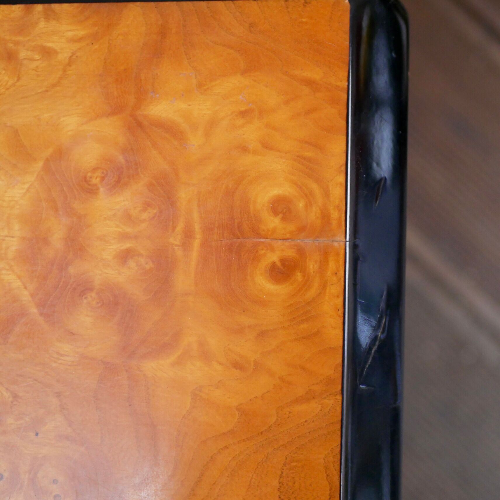 Elm magnifying glass coffee table