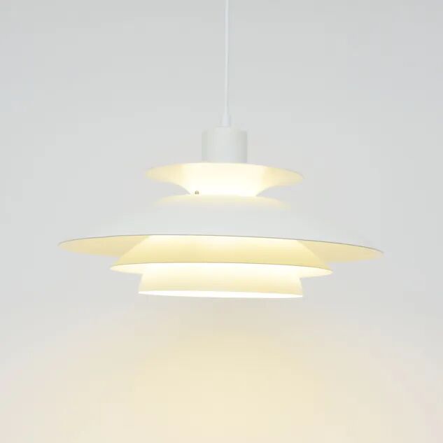 White Scandinavian lamp, 1970s