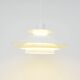White Scandinavian lamp, 1970s