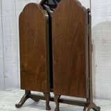 Psyche triptych, English, early 20th century, in mahogany