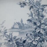 Assorted 3 dessert plates, terre de fer