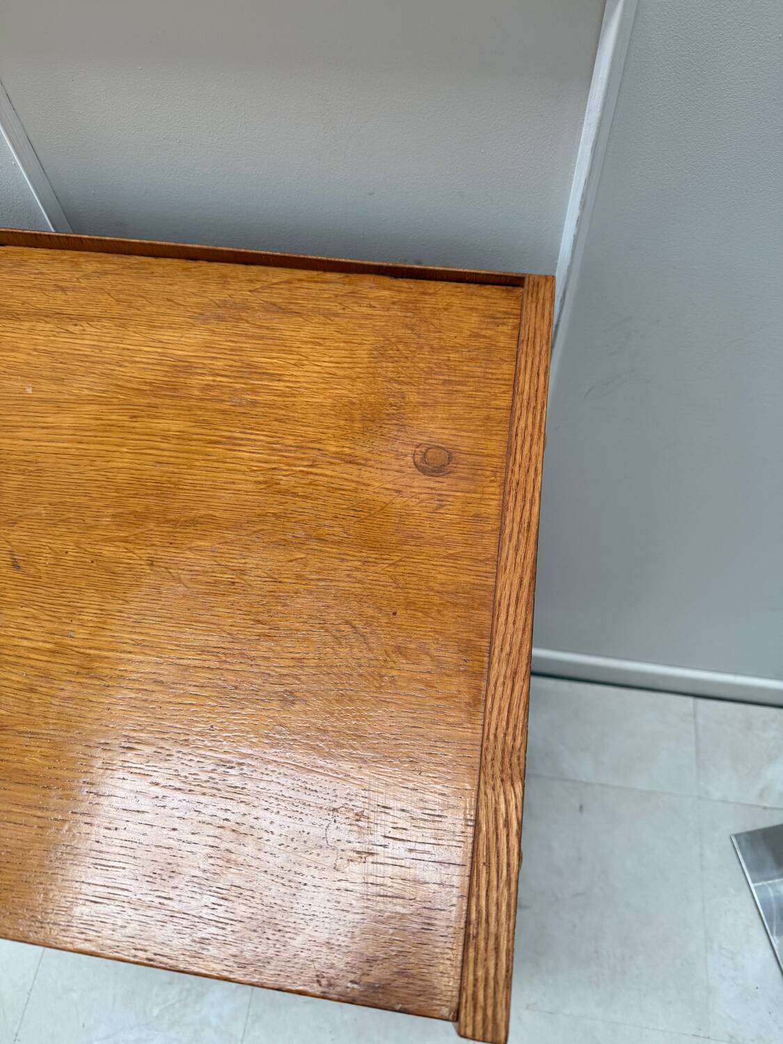 Vintage chiffonier with compass feet