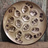 French vintage Pornic oyster tray