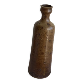 Pyrite stoneware bottle signed GRM