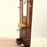 Art Deco Coat Rack in Walnut Burl