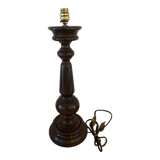 Vintage turned wooden lamp foot