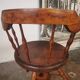 Fauteuil de bureau pivotant dit de capitaine vers 1900