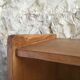 Vintage secretary in light oak veneer 1960