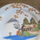 Antique Chinese Hayasi Kutani porcelain plate