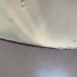 Old beveled oval mirror