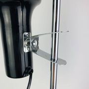 Lampe de bureau spot noir et chrome, années 60, réglable