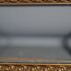 Old frame wood stucco gilded, original 36x22 cm, foliage 32x18 cm