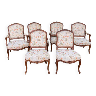 Chaises et fauteuils Louis XV