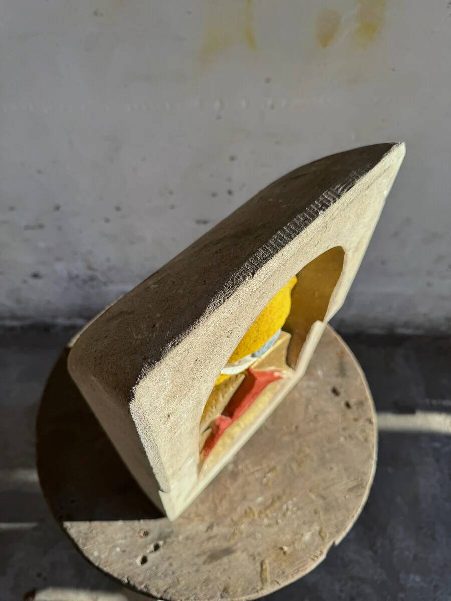Masonic-style sculpture by Walter De Buck