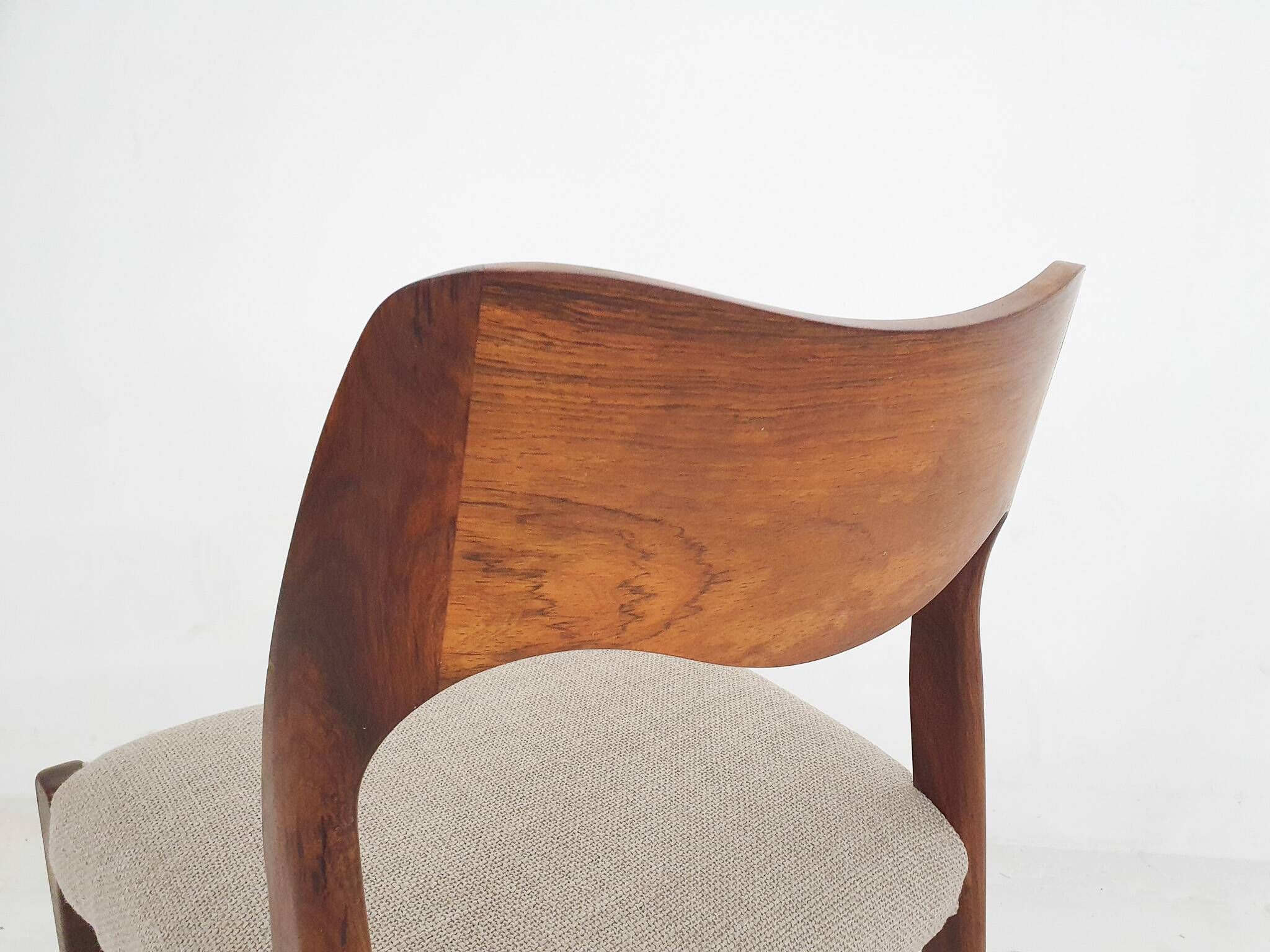 Teak dining chair model 71 by Niels Otto Moller for J.L. Moller Mobelfabrik, Denmark 1960's
