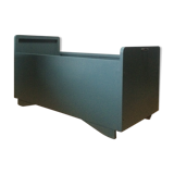 Baby bed caravan vintage 50s blue cloudy