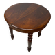 Table ronde italienne en noyer, années 1900