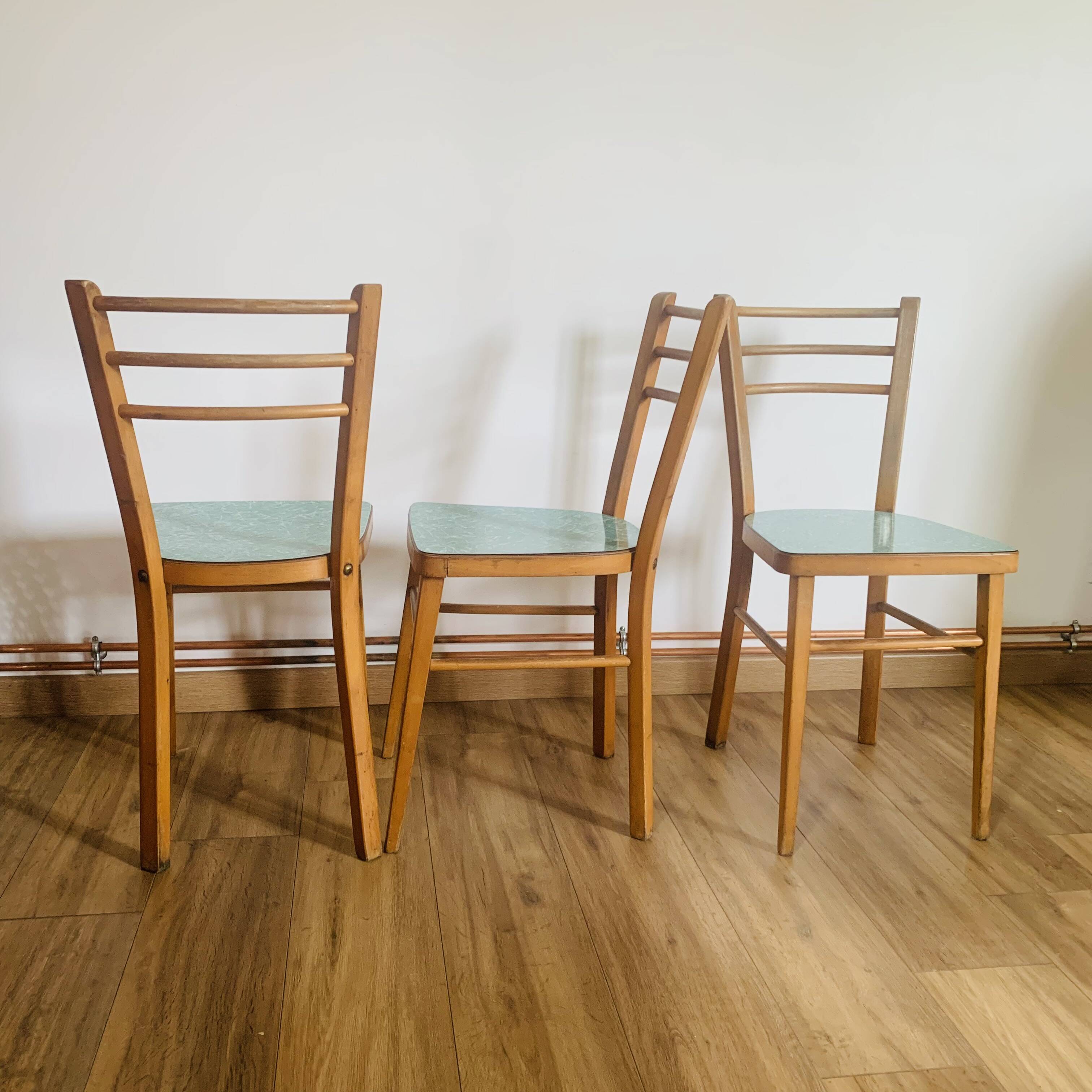 Set of 5 Baumann chairs