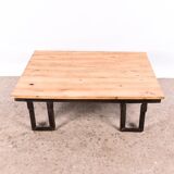 Industrial coffee table