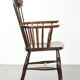 Fauteuil Windsor anglaise antique du 19ème siècle