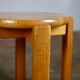 Pair of stackable pine stools