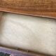 Guéridon selette console vintage louis philippe noyer 1950