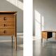 Modern vintage Danish teak desk from the 1950s by Arne Vodder for GV Møbler.