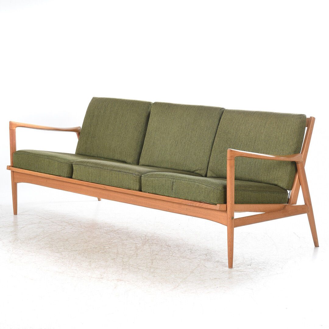 Salon complet Ib Kofod-Larsen en chêne pour OPE Suède