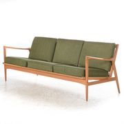 Ib Kofod-Larsen Sofaset in Oak for OPE Sweden