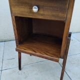 Old vintage bedside table from the reconstruction period