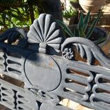 Cast iron bench