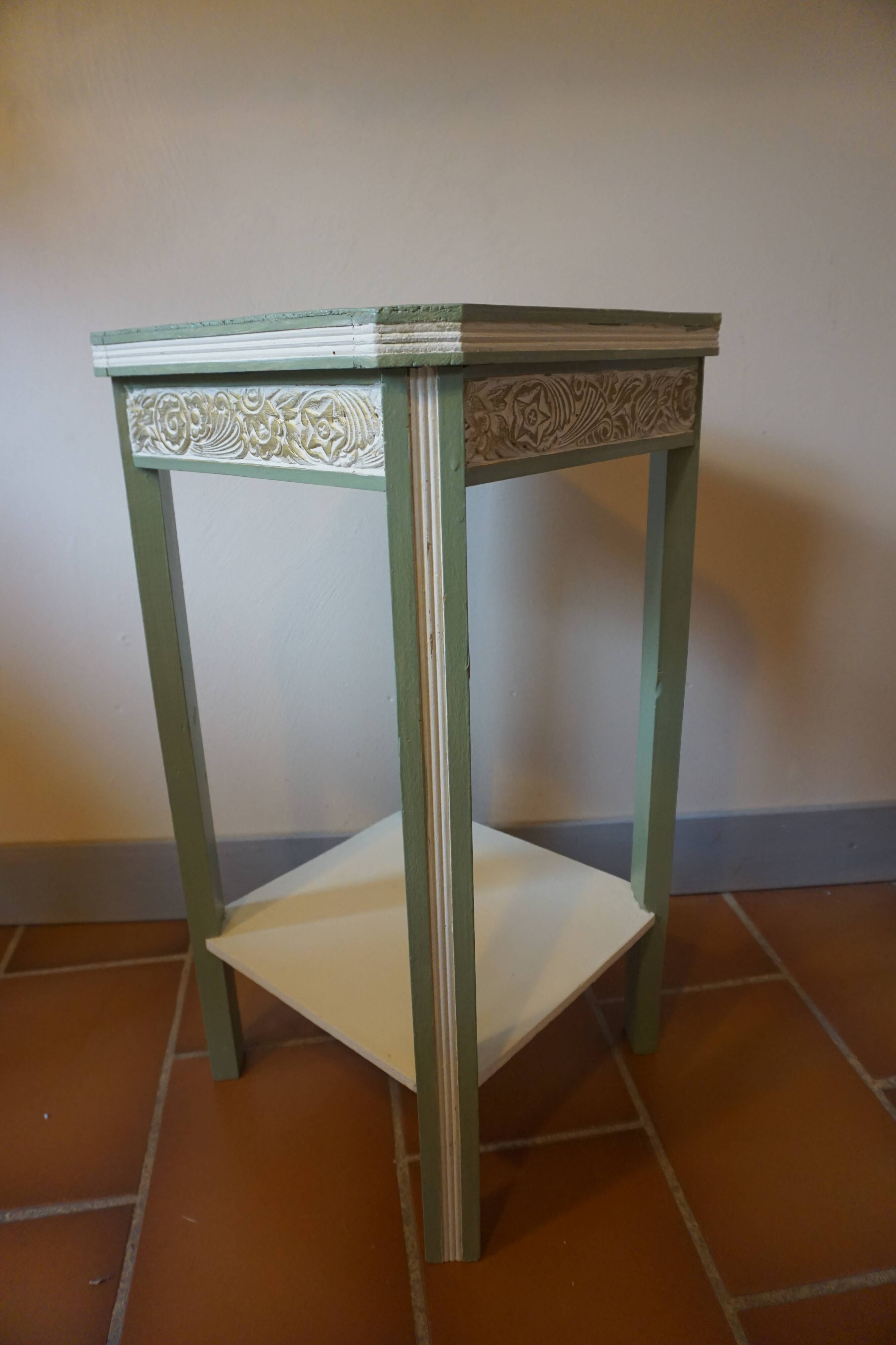 Art Deco painted wooden side table - 1930s