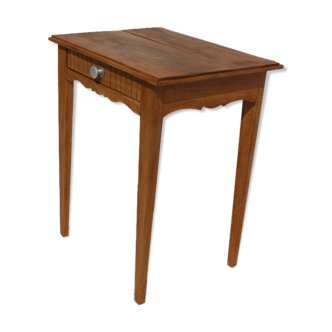 Table a drawer passes everywhere Louis XVI style in quality wood