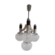 Large Italian Mid Century  Chandelier Pendant Murano Glass