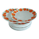 12 vintage dessert plates Moulin des Loups