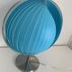 Vintage 1980s Kare Moon blue design lamp - 37 cm
