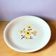 Earthenware dish from Salins, Catherine pattern, 30 cm.