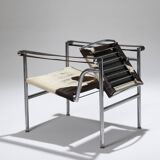 FAUTEUIL EN CUIR LC1, LE CORBUSIER, CASSINA, 1960s