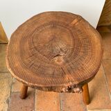 Brutalist tri-pod stool