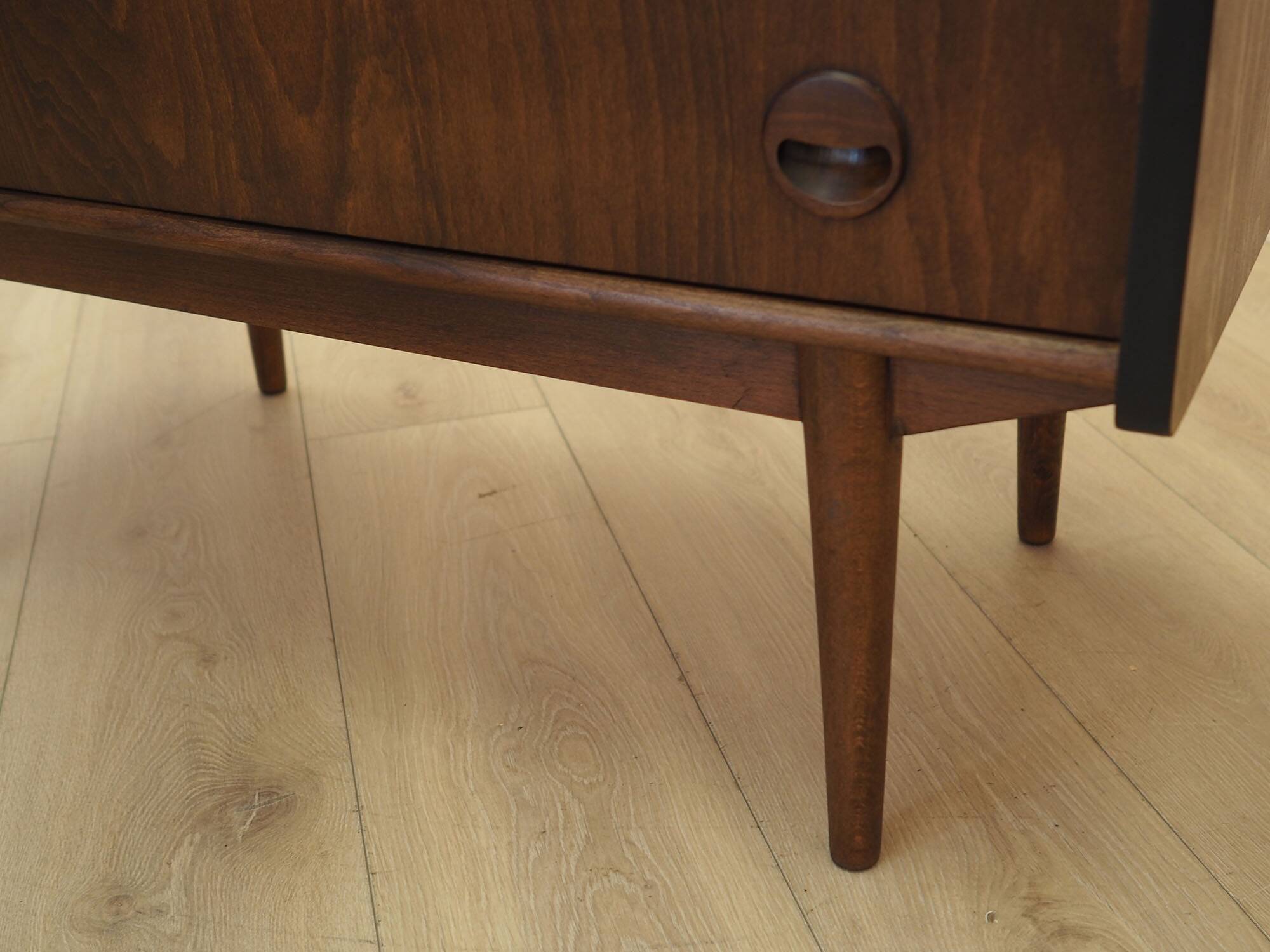 Walnut Secretary Desk 1960s Denmark with Drawers