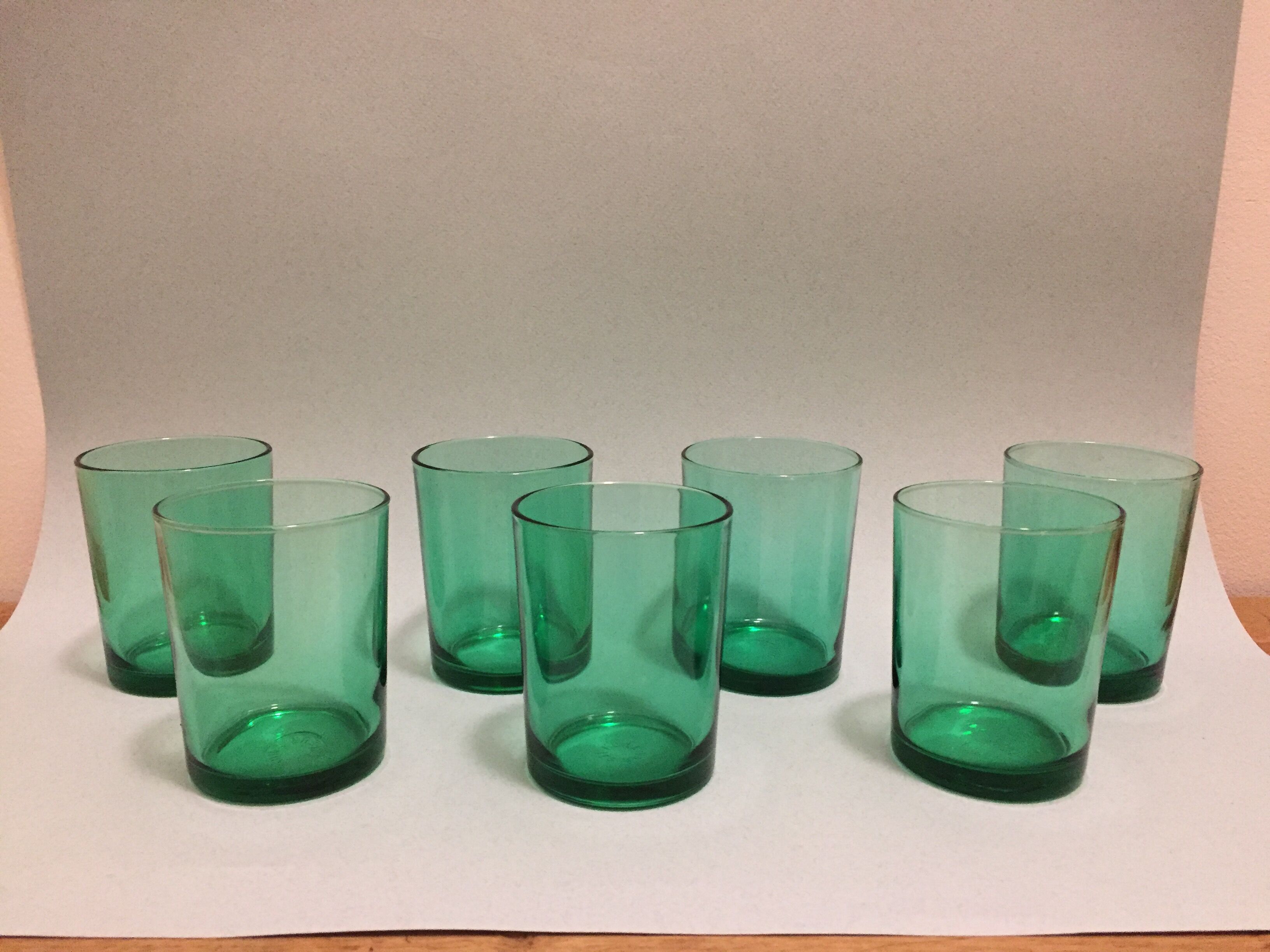 Set de 7 verres Lesieur H9×Ø6,5cm