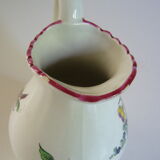 Lunéville earthenware ball pitcher