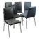 Set de 6 chaises Robert par Pierre Guariche pour Meurop 1960s
