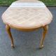 Extendable round Louis XV dining table, renovated in raw wood, 20th century, 200cm